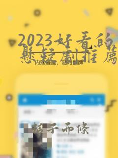 2023好看的悬疑剧推荐