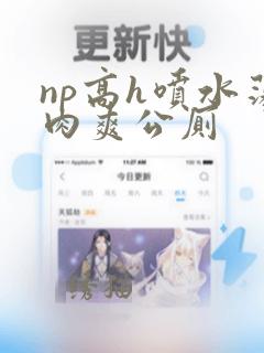 np高h喷水荡肉爽公厕