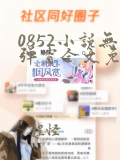 0852小说无弹窗全文免费阅读