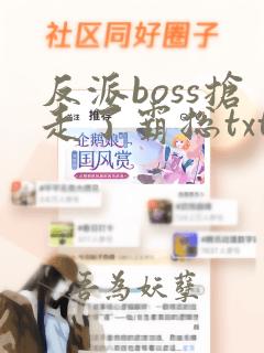 反派boss抢走了霸总txt下载