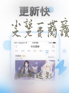 小说一世容安全文免费阅读