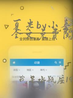 夏光by小秦子全文免费阅读笔趣阁