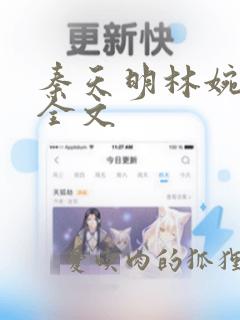 秦天明林婉小说全文