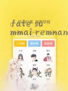 fate summai remnant