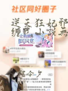 逆天狂妃邪王别缠我小说无广告