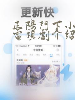 正阳门下小女人电视剧介绍