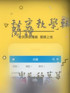 秘密教学韩漫画阅读