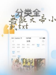 无敌天帝小说下载txt