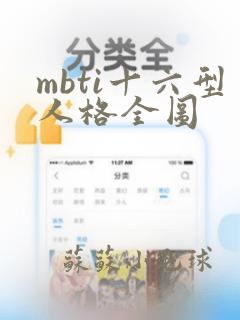 mbti十六型人格全图