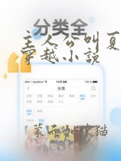 主人公叫夏阳的穿越小说