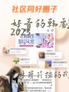 好看的韩剧推荐2023