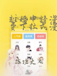 离婚申请漫画免费下拉式漫画