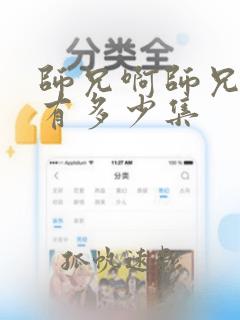 师兄啊师兄总共有多少集