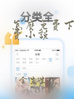 怎么免费下载付费小说