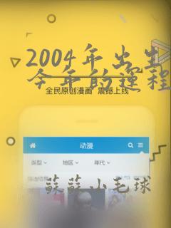 2004年出生今年的运程