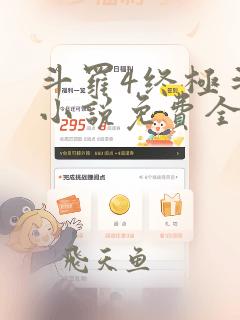 斗罗4终极斗罗小说免费全集笔趣阁