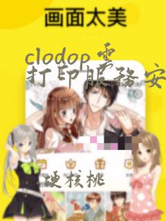 clodop云打印服务安装