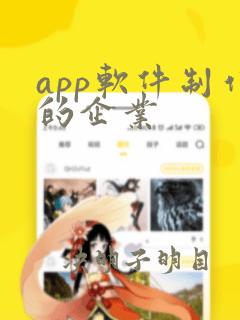 app软件制作的企业