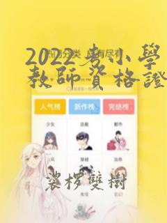 2022考小学教师资格证需要什么条件与要求