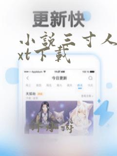 小说三寸人间txt下载