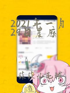 2021年一月29日农历