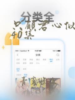 只愿君心似我心40集