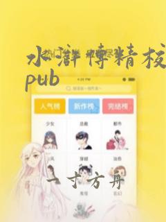 水浒传精校版epub