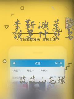 李靳屿叶蒙的小说是什么名字