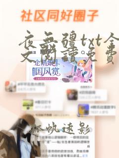 夜无疆txt全文阅读免费