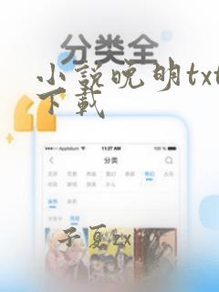 小说晚明txt下载