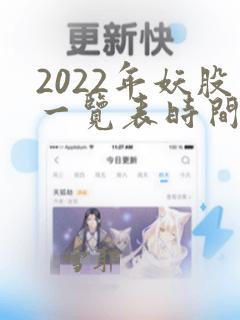 2022年妖股一览表时间表