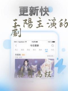 王阳主演的电视剧