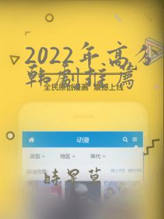 2022年高分韩剧推荐