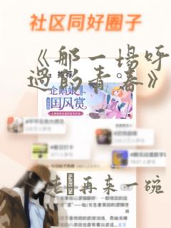 《那一场呼啸而过的青春》免费观看