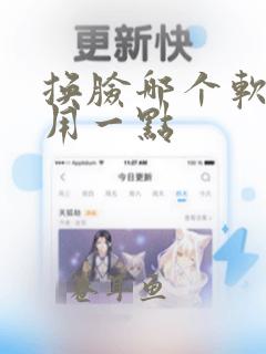 换脸哪个软件好用一点