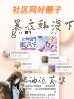 暴夜韩漫下拉式8