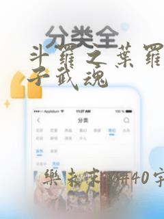 斗罗之叶罗丽仙子武魂