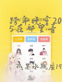 跨年晚会2025在哪里看