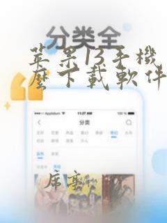 苹果13手机怎么下载软件app