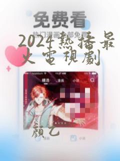 2024热播最火电视剧