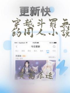 穿越斗罗无女主的同人小说