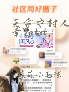 天命守村人最新章节txt