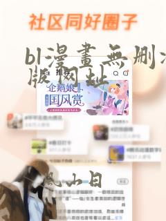 bl漫画无删减版网址