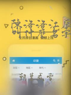 陈洛洛江辰小说叫什么名字