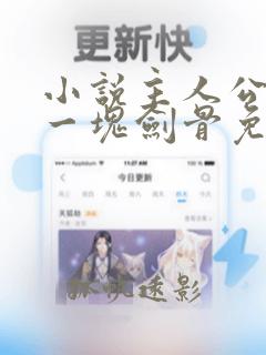 小说主人公我有一块剑骨免费阅读