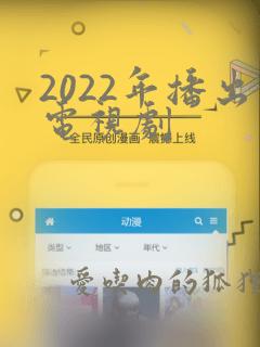 2022年播出电视剧