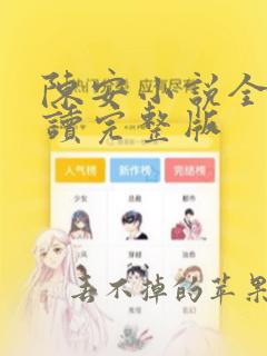 陈安小说全文阅读完整版