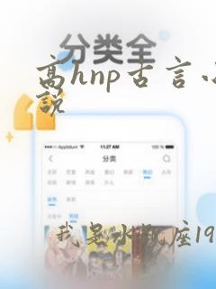 高hnp古言小说