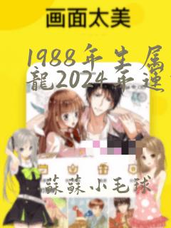 1988年生属龙2024年运势