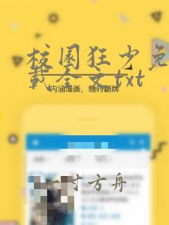 校园狂少免费下载全文txt